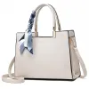 Beige (Self-Matching Blue Silk Scarf)