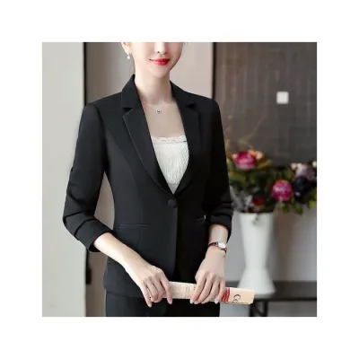 Women Slim Fit Casual Blazer Jacket For Spring And Autumn