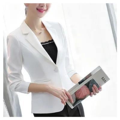 Women Slim Fit Casual Blazer Jacket For Spring And Autumn