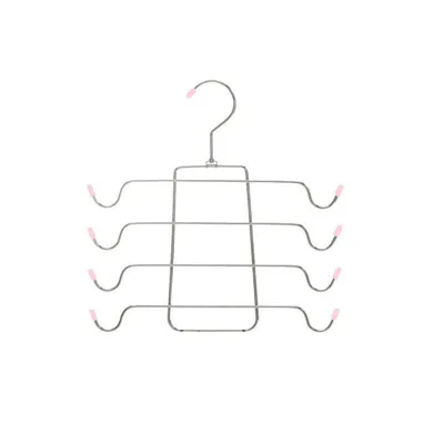 Household Space-Saving Four-Layer Pants Rack Hanger High Manganese Steel Modern Simplicity
