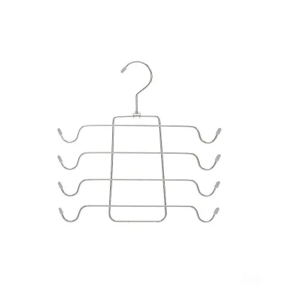 Household Space-Saving Four-Layer Pants Rack Hanger High Manganese Steel Modern Simplicity