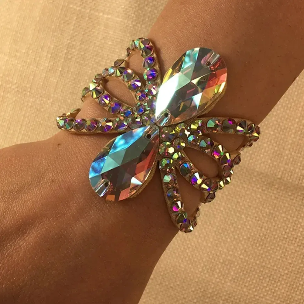 Simi Hollow Rhinestone Bracelet Women