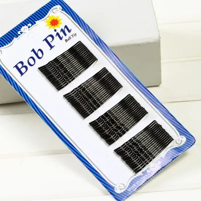 Women Fashion Simple Black Alloy Hair Clip