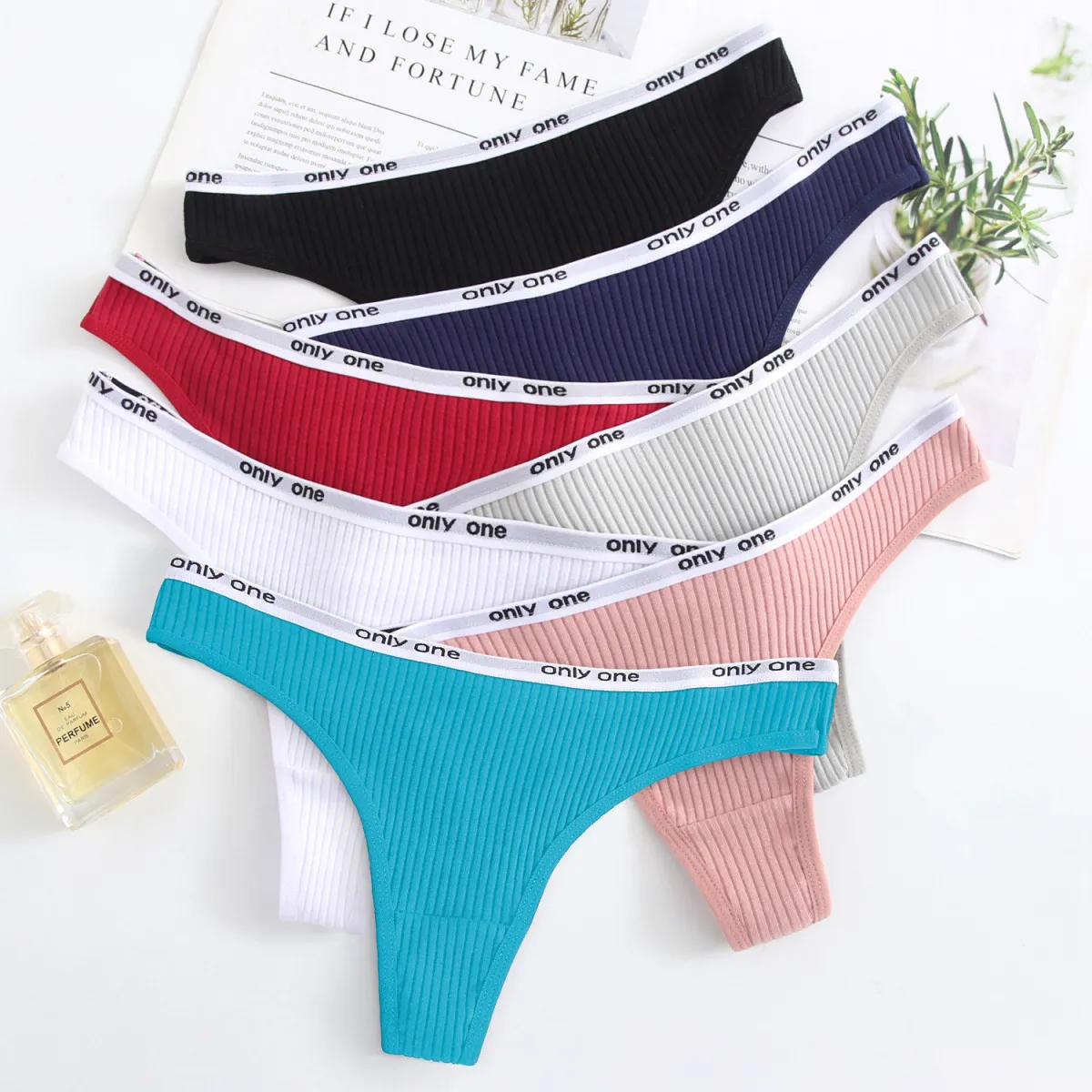 Women Sexy Cotton Low Rise Panties