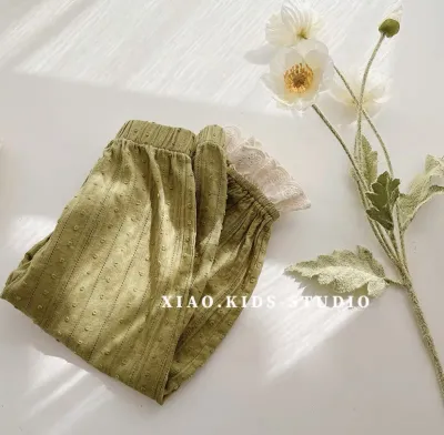 Kids Toddler Girls Casual Cute Tiny Flower Print Cotton Bloomers Mid-Waist Long
