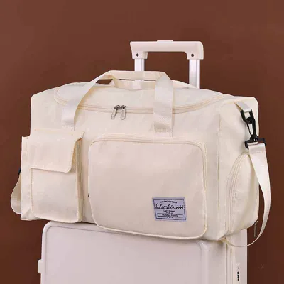 Men Fashion Casual Athleisure Duffle Bags Twill Composite Cloth Urban Simplicity