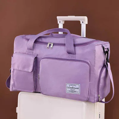 Men Fashion Casual Athleisure Duffle Bags Twill Composite Cloth Urban Simplicity