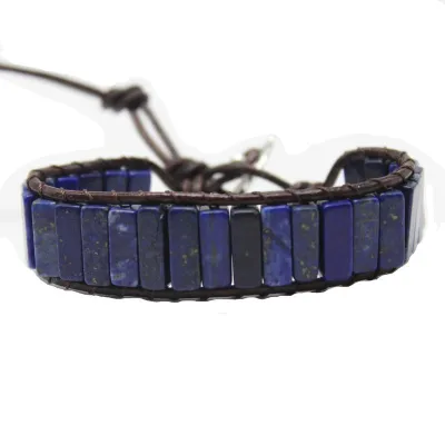 Bohemian Natural Stone Beaded Bracelet Unisex Geometric