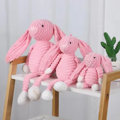 Kids Unisex Cute Cartoon Rabbit Plush Doll Short Plush Toy