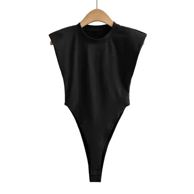 Summer Women Sweet Spicy Sleeveless High Waist Bodysuit