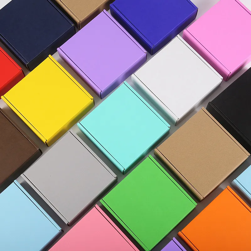 Extra-Hard Thickened Multicolor Aircraft Box Jewelry Packaging Box 10pcs-Set