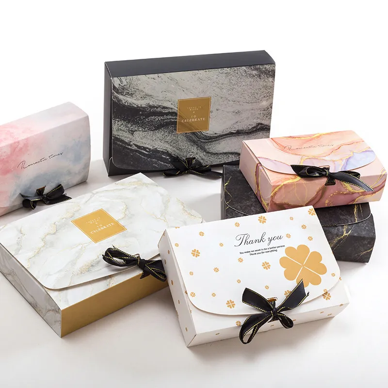 Creative Marbled Lingerie Folding Carton Packaging