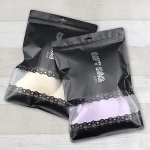 Simple Transparent Non-Woven Clothing Packaging Zipper Bag
