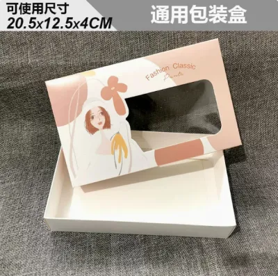Custom Logo Lingerie Panties PVC Transparent Carton Packaging