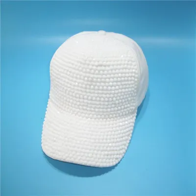 Summer Women Fashion Flash Diamond Rhinestone Sunshade Cap