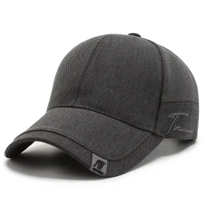 Men Simple Casual Black Sunshade Cap
