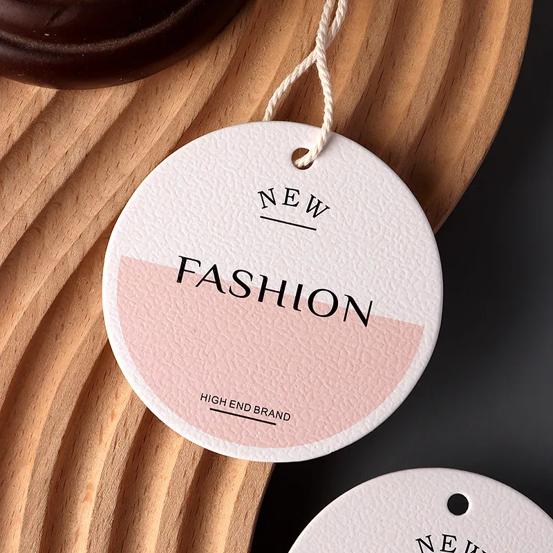 Custom Logo Lingerie Round Tag