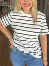 Black Stripes On White Background