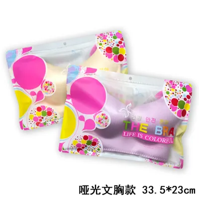 Lingerie Bra Packaging Zipper Pack