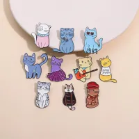 Creative Geometric Shape Rainbow Color Design Enamel Brooch