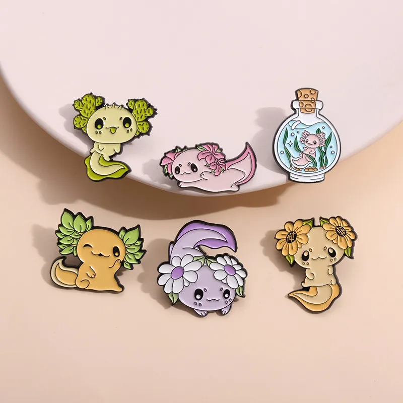 Women Fashion Cute Cartoon Baby Fish Alloy Brooch