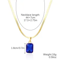 N2212-1 Octagonal Blue Crystal