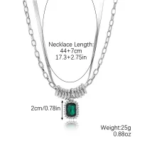 N2211-6 Green Crystal Double Layer