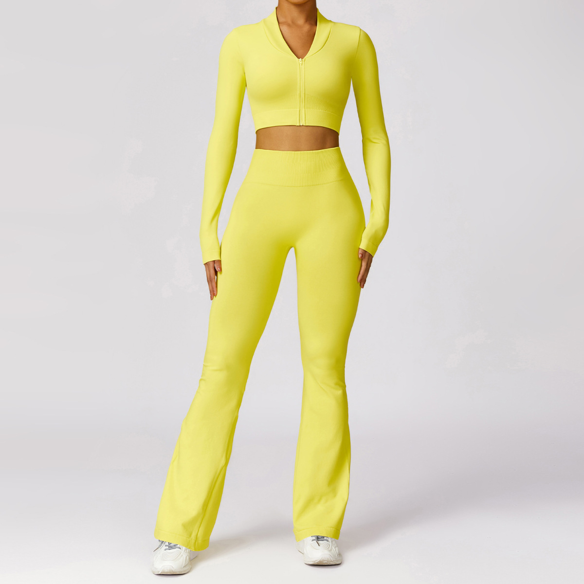 JBYJBX Mustard Yellow And Black Printed Womens Pajama Set