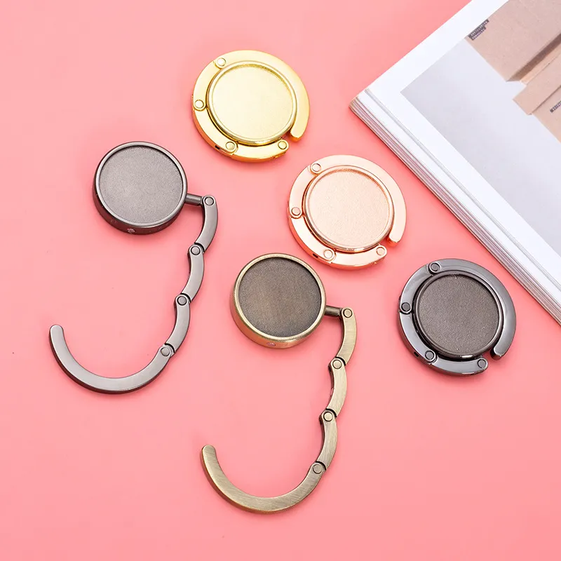 Fashionable Simple Round Folding Bag Hanger