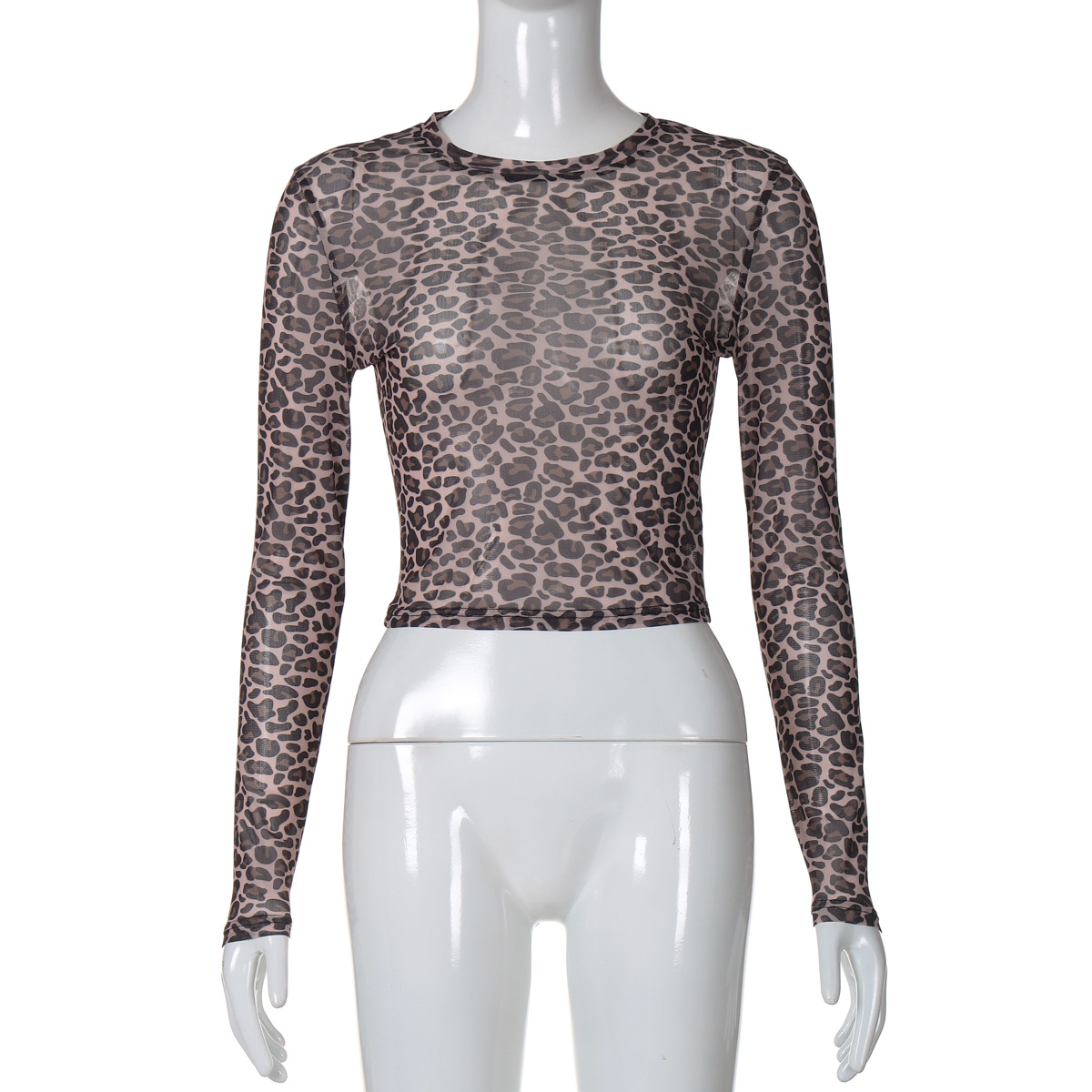 Wholesale Summer Women Fashion Sexy Leopard Print See