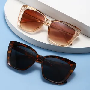 Simple Fashion Transparent Box Square Sunglasses