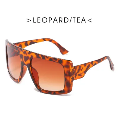 Women Fashion Curved Mirror Jelly Color Large Frame Sunglasses
