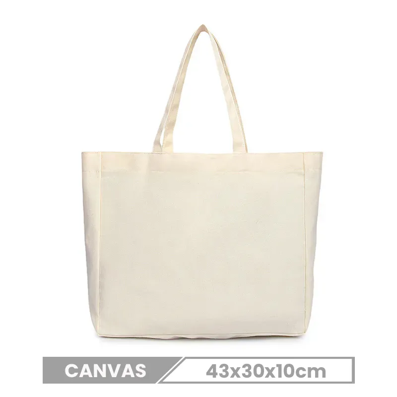 Custom Logo Large Capacity Canvas Tote Bag
