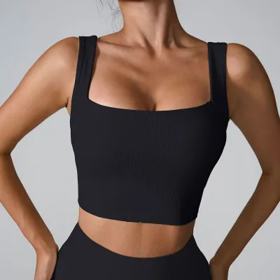 Women Back Cut-Out Skinny Quick-Dry Sports Yoga Vest
