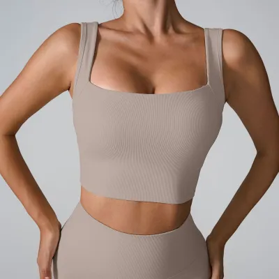 Women Back Cut-Out Skinny Quick-Dry Sports Yoga Vest