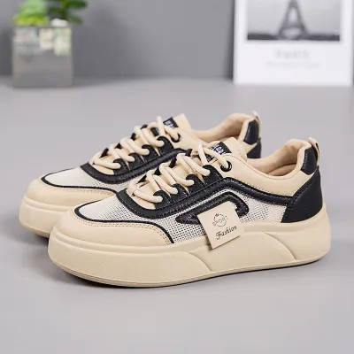 Women Casual Mesh Breathable Thick-Soled Sneakers Shoes