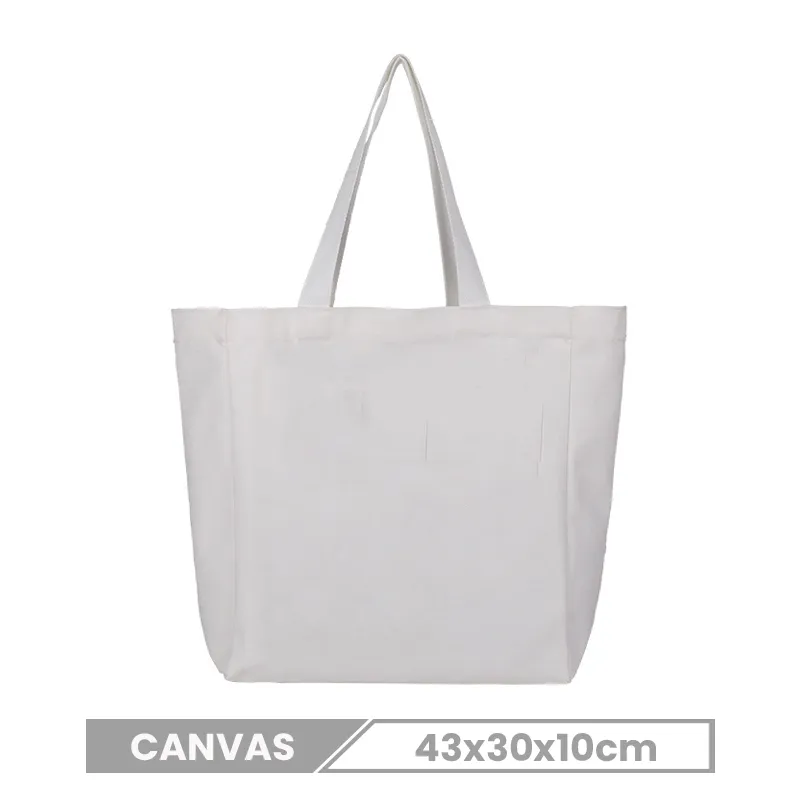 Custom Logo Large Capacity Canvas Tote Bag