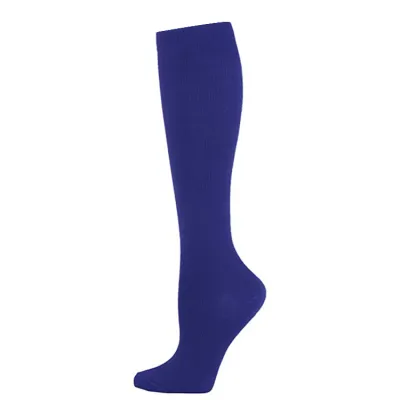 Outdoor Sports Compression Socks Breathable Solid Color Nylon