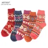 Big Flower (Thick Line) Women'S Socks