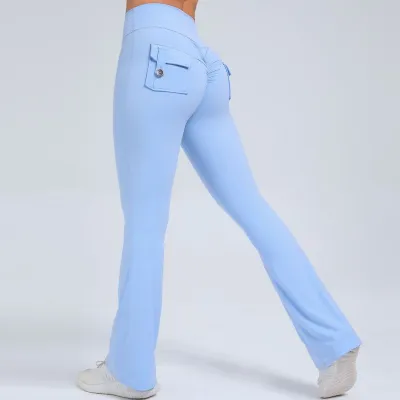 Women High Waist Quick-Drying Yoga Leggings - Cotton Blend Fitness Sportswear