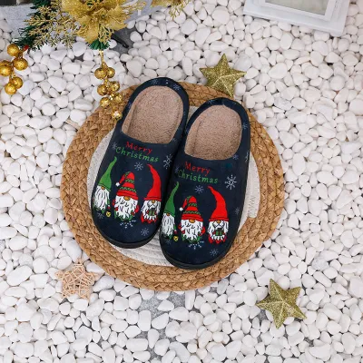 Autumn Winter Women Fashion Cartoon Birthday Dwarfs Warm Plus Size Slippers