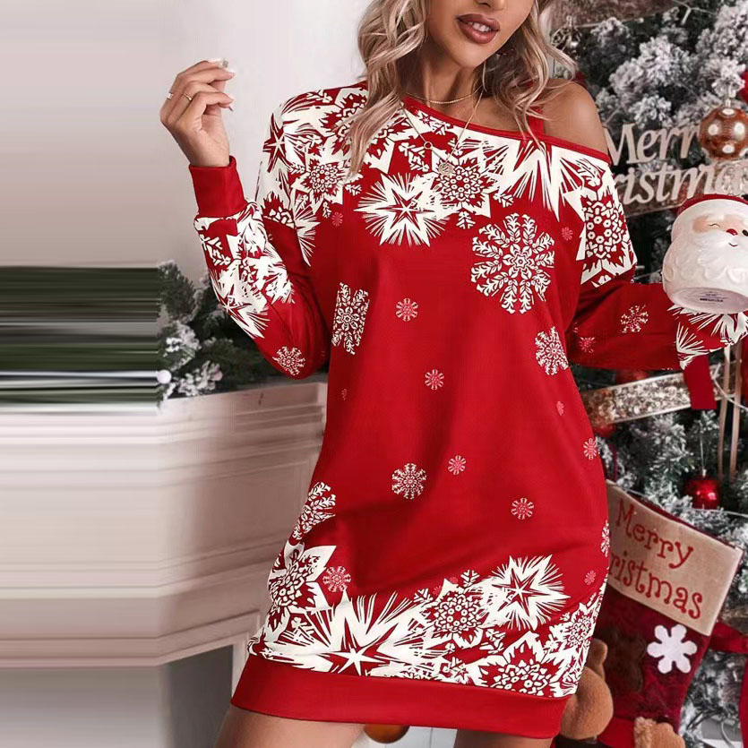 Christmas snowflake dress hotsell