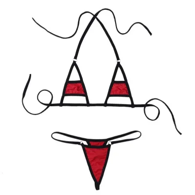 Women Sexy Hollow Bikini Spandex Lycra