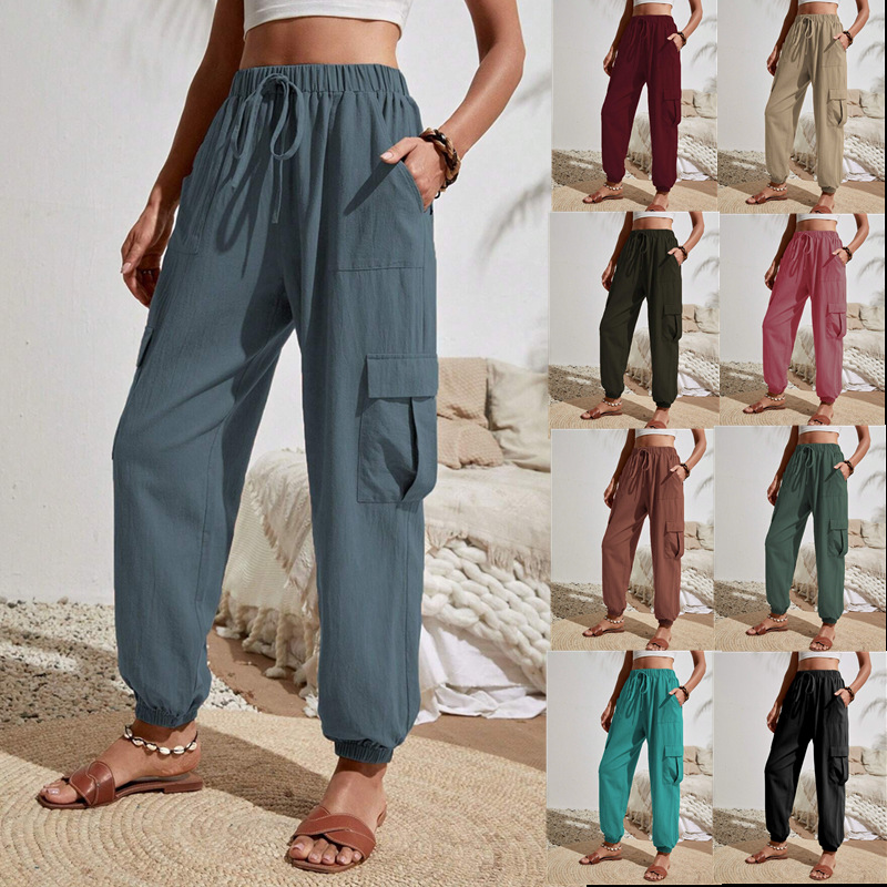 ☆NieR 軽量8POCKET BURGUNDY CARGO PANTS