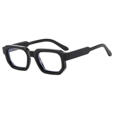 Women Vintage Square Thickened Small Frame Sunglasses
