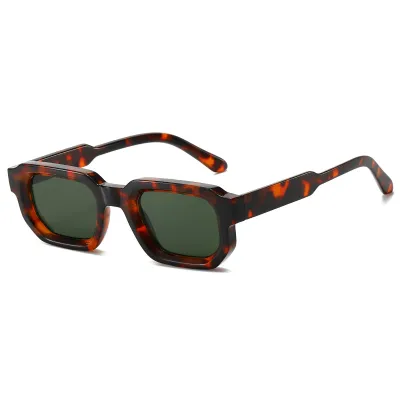 Women Vintage Square Thickened Small Frame Sunglasses