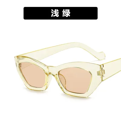 Women Fashion Irregular Polygon Sunglasses - Ac Lens Pc Frame Lightweight