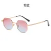 Gold Frame Pink Blue Tablet