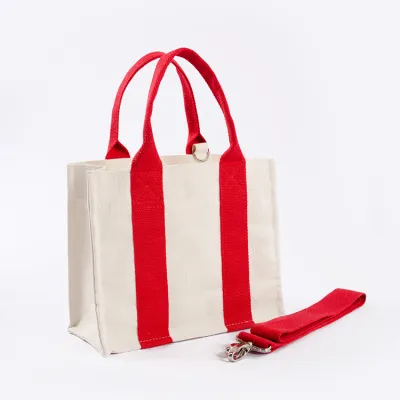 Custom Logo Padded Canvas Tote Bag