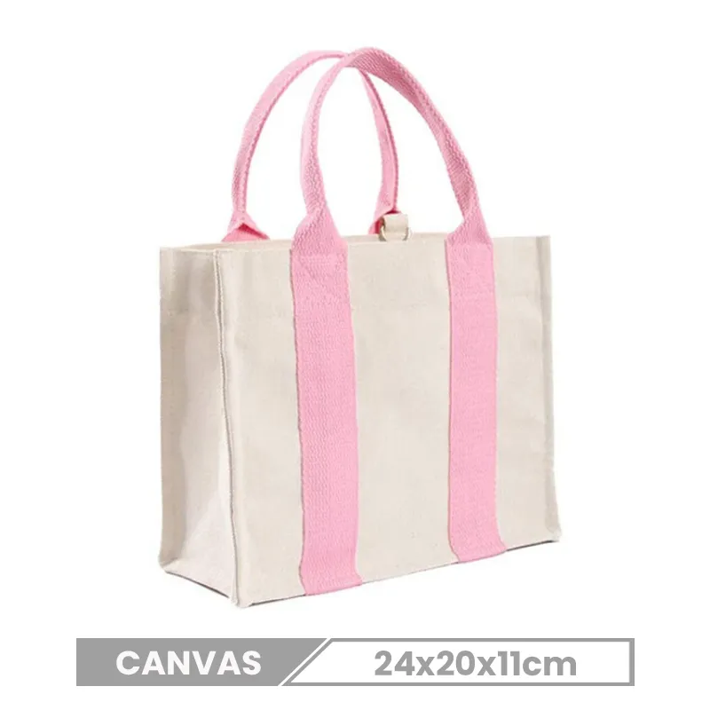 Custom Logo Padded Canvas Tote Bag